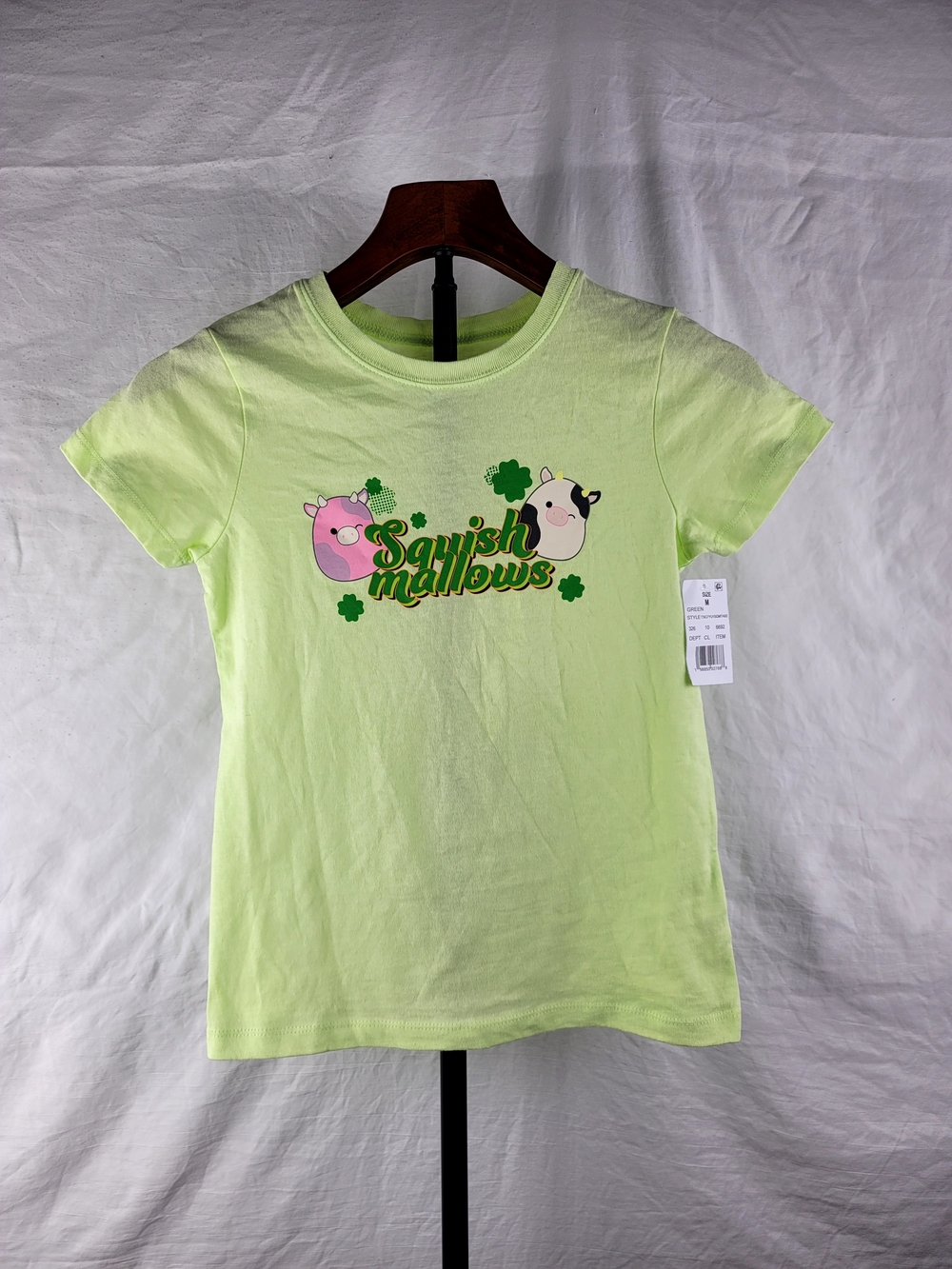 Squishmallows Kids' Graphic Tee - Light Green